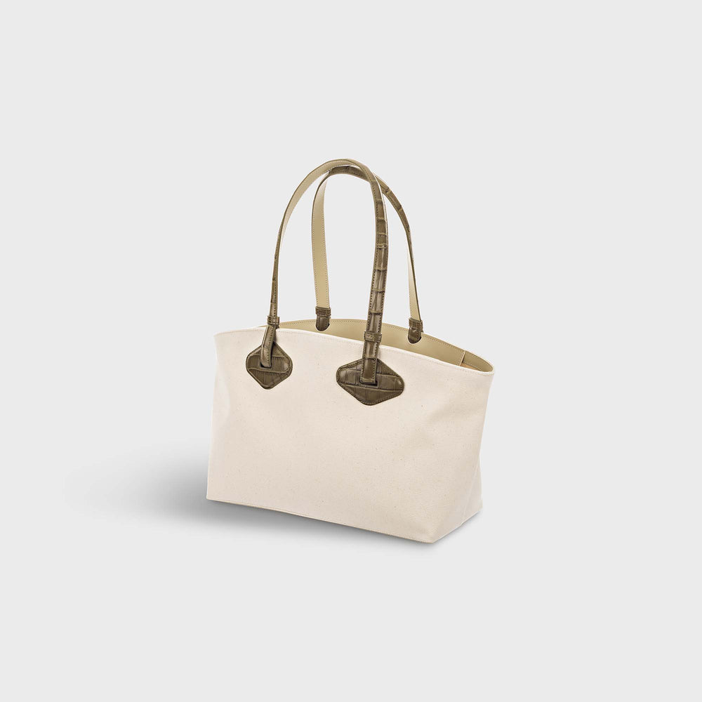 MEDIUM JADE CANVAS TOTE BAG